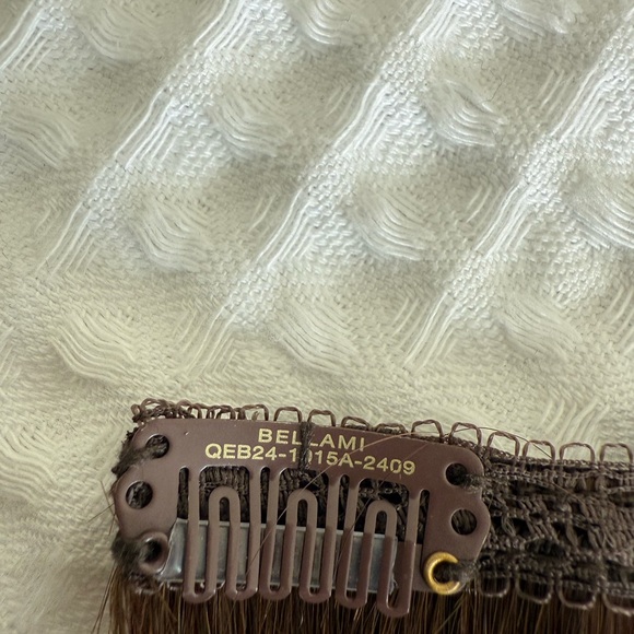 BELLAMI chocolate brown clip In Hair Extensions 22In - Picture 4 of 4